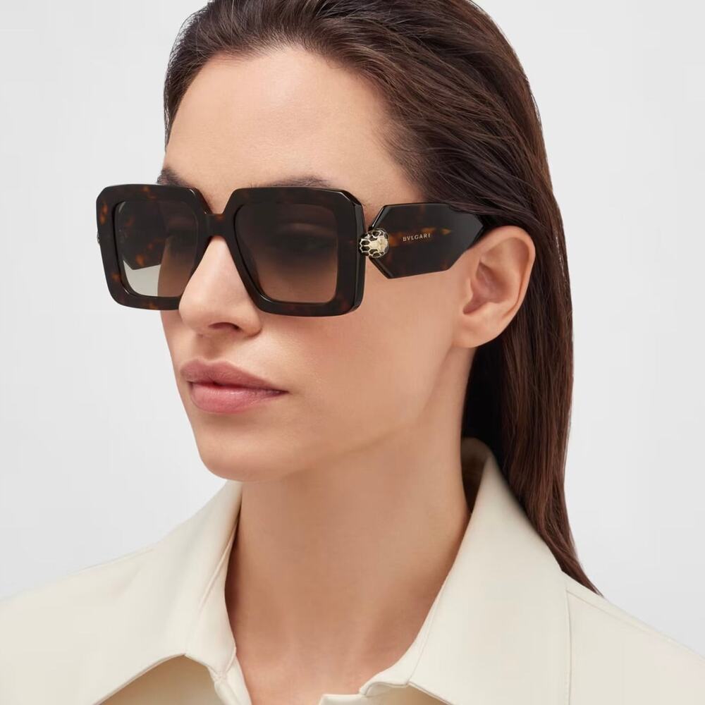 New, BVLGARI Sunglasses BV40006I 52F Authentic